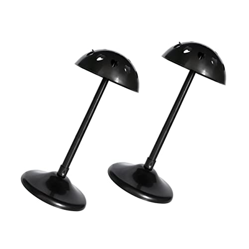 Ipetboom 2Pcs Wig Display Holder Detachable Styling Stand for Hairpieces Solid Base for Stability for Long and Wigs for Cosmetology and Display