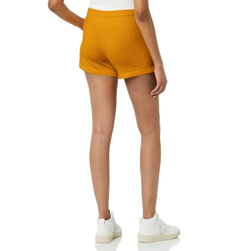 Amazon Essentials Women's Fleece Shorts with Pockets, Golden Yellow, Medium - image 2