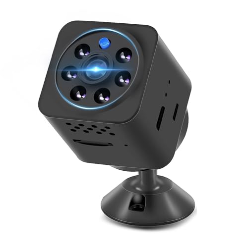 Custom Catch Mini Camera Indoor Security Cam with Night Vision 6H Battery Life/Motion Detection/Real-Time Video