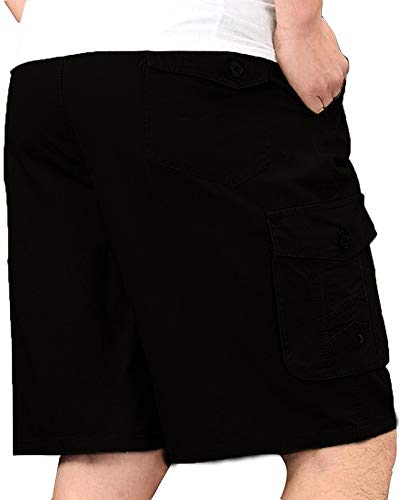 Image of ROL Men's Cargo Shorts (reo menp.cottoncargoshorts black 3XL Black 3XL)