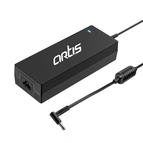 Image of AR0901 90 Watt Laptop Charger /Adapter with Power Cord Compatible with Dell Laptops (19.5V /4.62A, Pin: 4.5 x 3.0 mm)