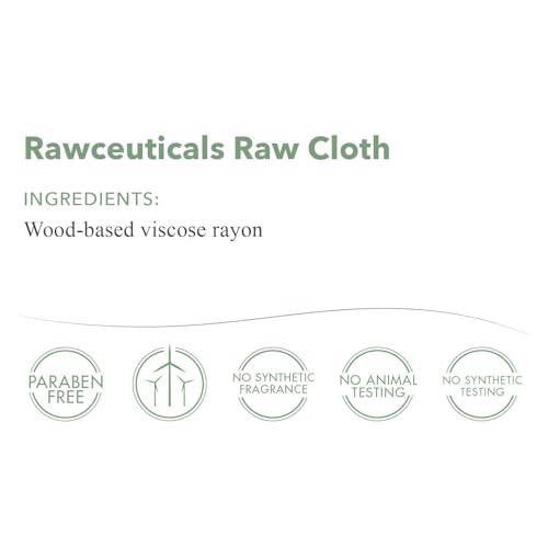 Chiffon visage réutilisable Rawceuticals biodégradable le duo idéal pour votre routine bien-être - 3