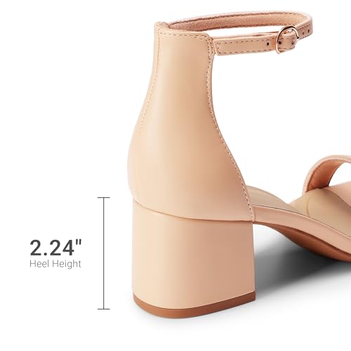 Image of DREAM PAIRS Women's Comfort Low Block Heel Sandals