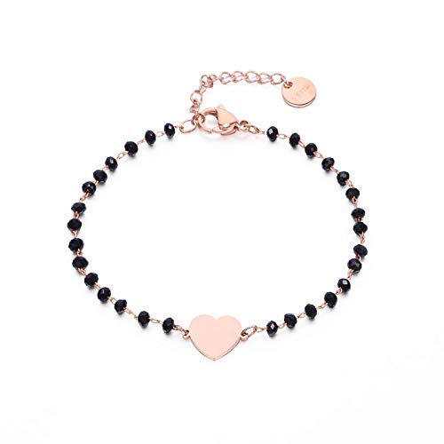 Bijoux cadeau pour elle : bracelet étoiles rosegoldheart en cristal étincelant