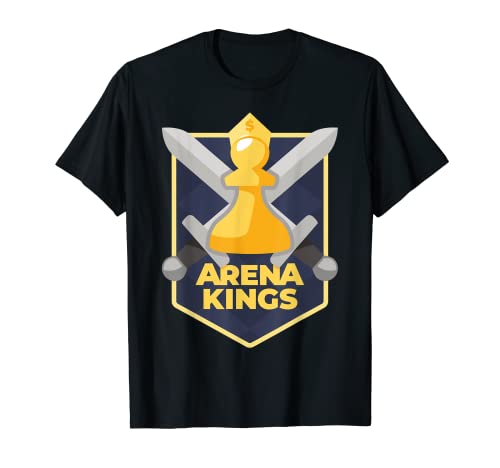 Nerdy Chess.com アリーナキングス オンラインチェスプレイヤー ボードゲーム Tシャツ