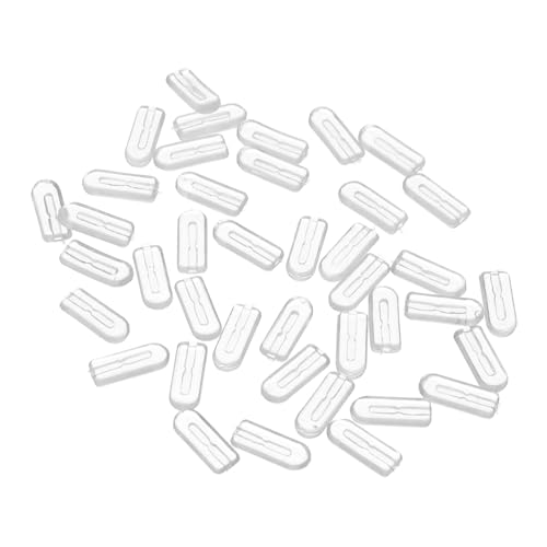 NIYANGLE 20 pares Almohadillas de Nariz de Silicona Suaves Antideslizantes para Gafas Repuesto para Monturas Metálicas Cómodas Almohadillas Push-in para Anteojos y Gafas de Sol