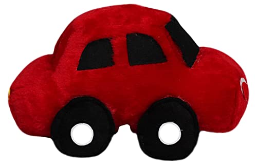 Image of Tickles Soft Car Stuffed Plush Toy for Kids Boys & Girls Home Decoration (Color: Red Size: 30 cm)