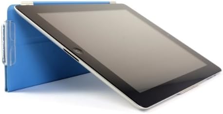 Smarter Stand; iPad Smart Cover Stand or Smart Case Clips; Clip & Add-On Enhancement Accessory, great for travel (achieve new angles and positions without a bulky stand or dock, for Apple iPad 1, 2, 3, 4) (Clear)
