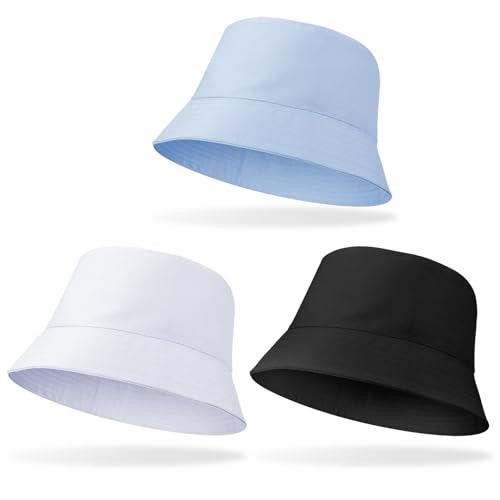 Yamitora 3 Stück Fischerhut Damen Bucket Hat Sommer Anglerhut...