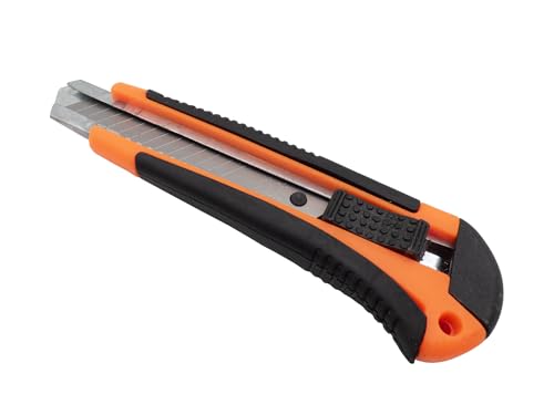 Cutter Profesional. Cutter pequeño con mango ergonómico. Cutter de alta precisión resistente a la corrosión. Incluye 1 cuchilla de 25mm. Permite realizar cortes precisos. Cutters.