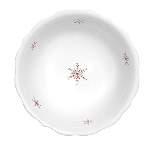 Juliska Country Estate Winter Frolic Ruby Cereal/Ice Cream Bowl #TOP2