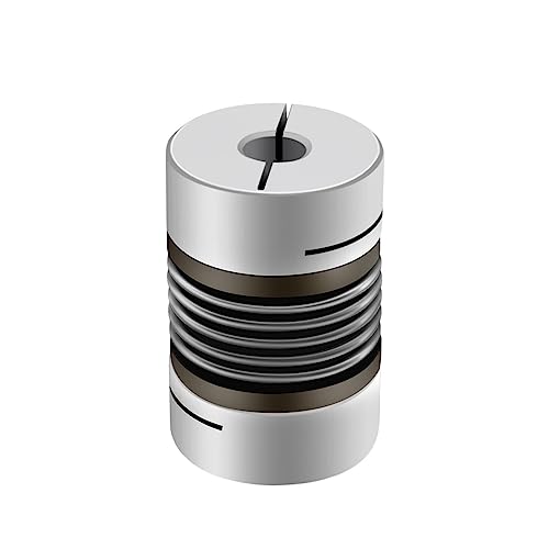 Rigid coupling,Stainless steel rigid coupling 1pcs D40L55 Coupling CNC Aluminium Alloy Stepper Motor Coupler Shaft Couplings 3D Printer(12X15)