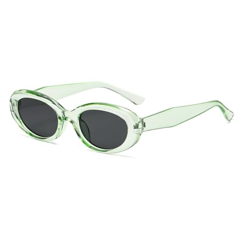 Lunettes de soleil ovales pour femme en terrasse et plage protection UV400 rétro