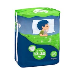 Pañal junior braguita noche infantil de 17-30 kg 4 a 7 años Paquete 16 ud. Pack 2