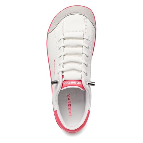 HOBIBEAR Leather Barefoot Shoes Lightweight Wide Toe Box Zero Drop Slip-on Shoes for Women - Image 4