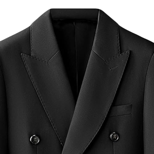 Mens Suits Double Breasted Suit Long Sleeve Regular Fit Suit Sport Coat Jacket Slim Fit Business Blazer2