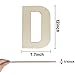 Wooden Letters 12 Inch, Big Wooden Letter D Shapes Cutouts Blank Unfinished Large Wood Alphabet Letters for DIY Crafts Wall Decor Painting Wedding Birthday Party Decoration Room Home Decorations