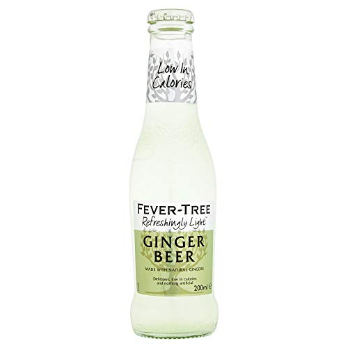 Fever Tree - verfrissend licht gember bier 200ml glazen fles (Pack van 24) - Afbeelding 4