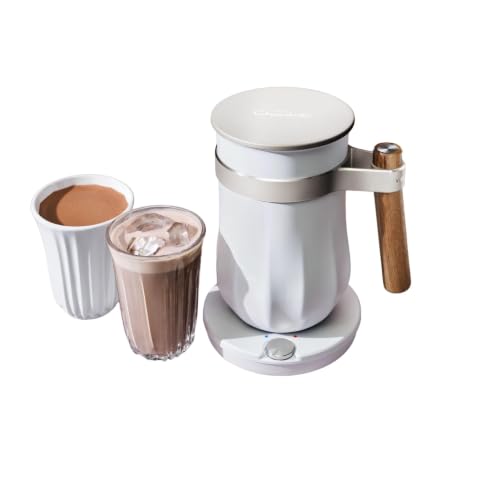 Image of Hotel Chocolat Hot Chocolate Maker - Velvetiser Hot & Cold Drinking Chocolate Machine, Includes Mug & Glass, Chalk Edition, Luxury Gift