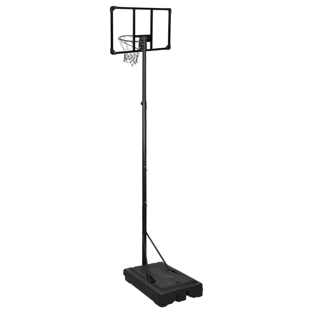vidaXL Canasta de Baloncesto policarbonato Transparente 280-350 cm