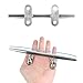 BALAVA Boat Cleats 8 inch,316 Stainless Steel Boat Dock Cleats,Boat Docking Cleat Rope Cleats,Open Base Dock Cleats for Boat,Yacht,Decks,Nautical Decor,Screws Included(2 Pack)