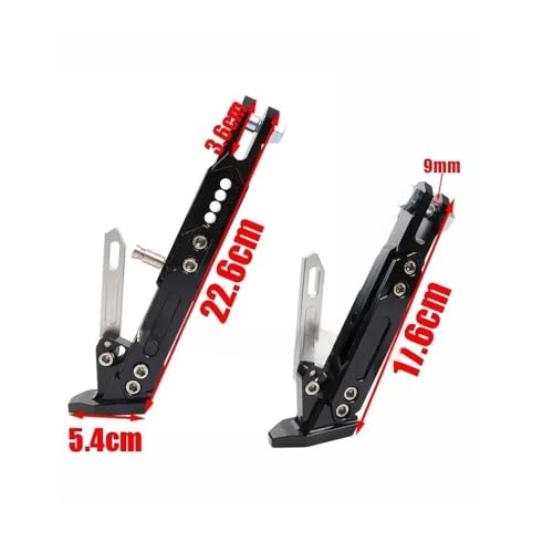 Béquille réglable moto pour Xmax et Tmax support latéral stable - 4