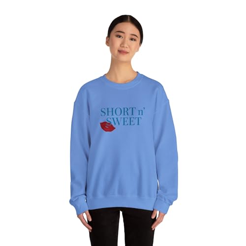 Short n’ sweet crewneck sweatshirt - Cozy pullover for everyone, Classic crewneck jumper, Soft and comfortable sweatshirt,4
