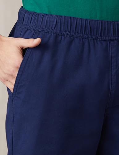 Image of Amazon Brand - Symbol Men's Relaxed Fit Casual Trouser (Elasticated Waistband | 100% Cotton | Available in Plus Sizes)