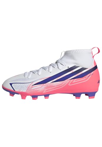 Botas de fútbol adidas F50 Hyperfast Club Mid con suela multisuperficie para niños