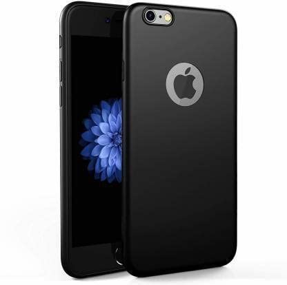 Image of Mobile Back Cover Case for iPhone 6Plus (Silicone Case|CameraProtection|Black SC1510)