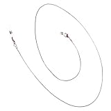 [Starry Spirit] 眼鏡ストラップ 眼鏡チェーン メガネストラップ 軽量 スネークチェーン SMST4 (ピンクゴールド)