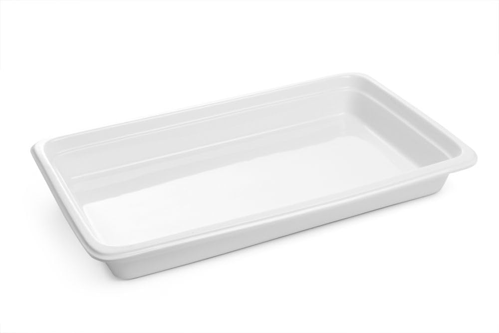 HENDI Fuente Gastronorm 1/1 - Porcelana - GN 1/1-530x325x(H)65 mm