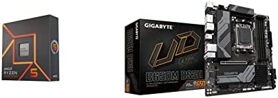 AMD Ryzen 5 7600X + GIGABYTE B650M DS3H Motherboard