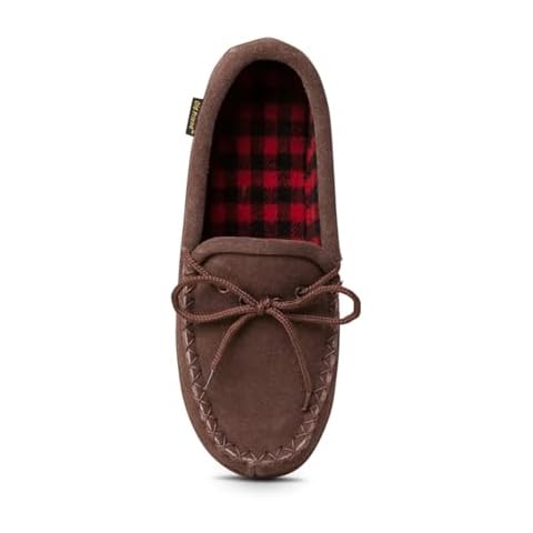 Old Friend Men's Wisconsin Slipper, Chocolate, 13 Cover