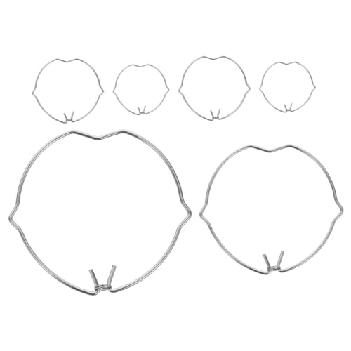 ORFOFE 6 piezas Clips Metálicos de Resorte para Fijación de Luces Empotradas de Soporte para Lámparas de Techo Alta Durabilidad y Sujeción Segura para Focos y Downlights