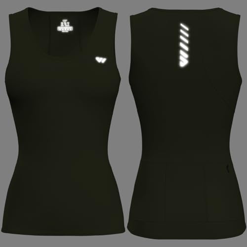 Image of Wulibike Sleeveless Cycling Jersey Women Running Shirts Vest bike top Summer Biking tank Basic Top With Pockets