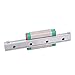 Linear Guide Slider Block High Rigidity Stainless Steel Miniature Linear Guide Rail for Automated Industry MGN12H 100 1R Slider Size 45.4x27x10mm Slide Rail 100mm