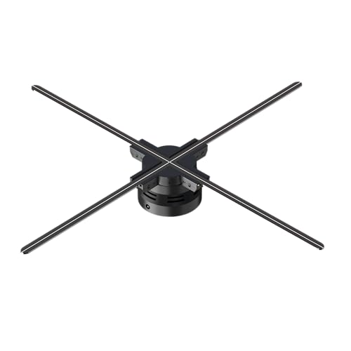 Image of 3DHologram Fan,22 inch3dHologram Fan with Remote /Bluetooth /WIFI /700 Video Library,Holographic Fan with HD LED 2000*1444PX Resolution Picture Fan Spinner Small for Shop /Christmas /Halloween Missyou