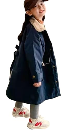 [BLZXIAN] �r�b�O�L�b�Y �ȕ� ���{�A ���ȃR�[�g �~�� �K�[���Y ���ȓ��� �����O�R�[�g ���ȃW���P�b�g �܋� �x���g�t�� �R�b�g���R�[�g ���̎q �q���� ���� �H�~ �A�E�^�[ �R�[�g �h���� ���� �h�� 110-160cm (�l�C�r�[,140