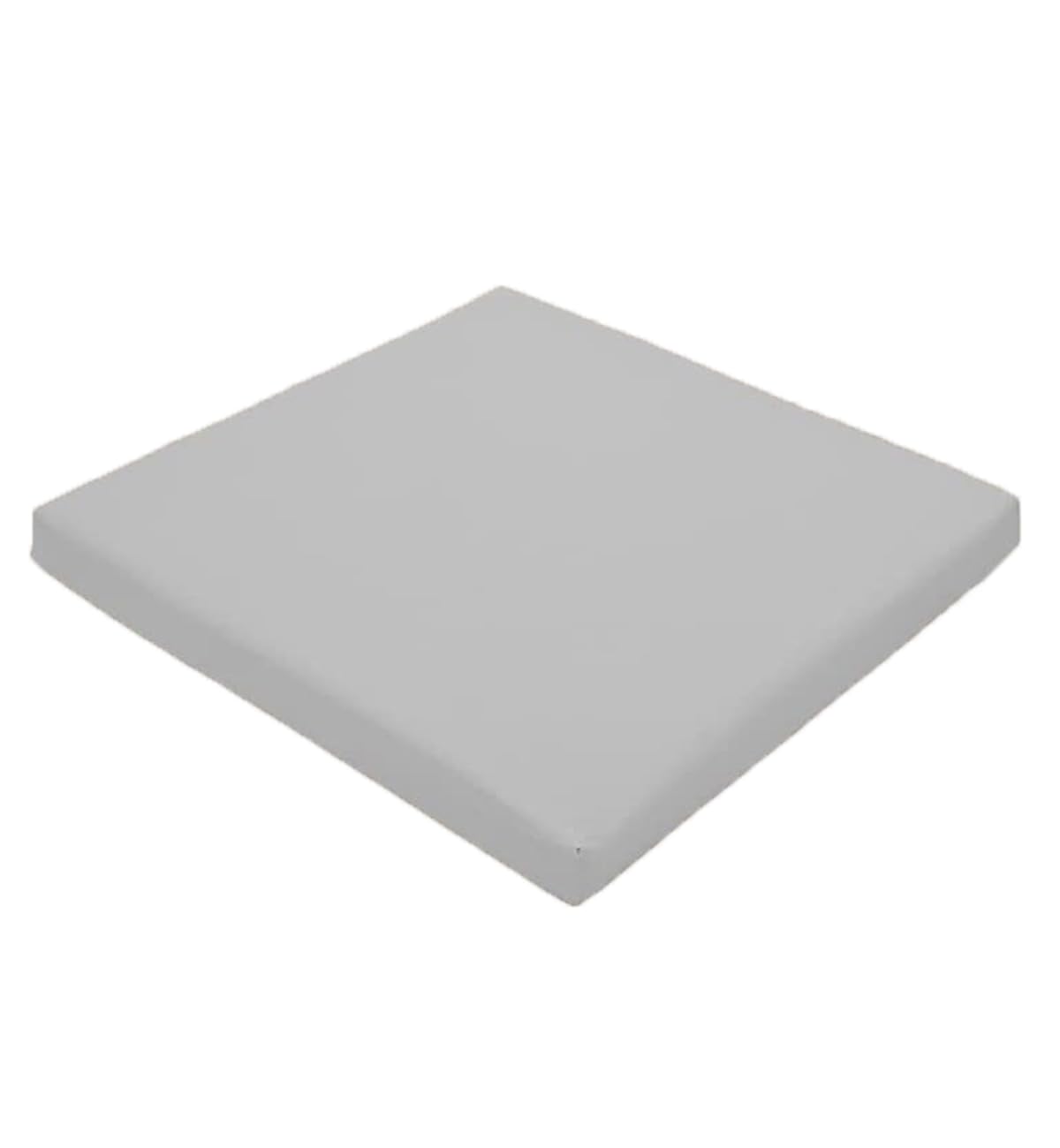 Soodie&Zuzu's Outdoor Seat Cushion Pads Rattan Furniture Garden Dinning Chair Water Resistant Patio Furniture Chair Padding Lightweight Durable Only Armchair Seat Pad (Pack of 1, Grey)