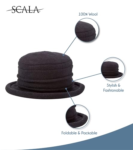 Sombrero Cloche de Lana 100% para Mujer Scala miniatura 3