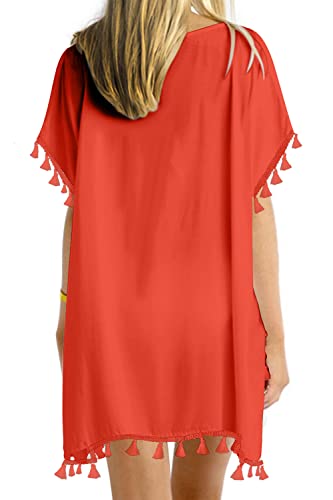 Image of Yincro Women's Chiffon Swimsuit Beach Bathing Suit Cover Ups for Swimwear