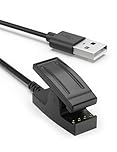 Sinoacc 1 Pack (3.3ft/1m) Charger for Garmin Lily,Lily 2,Forerunner 35 235 230 630 645 Music 735xt,Approach S20 G10,Vivomove Hr Watch Charger Replacement Charging Clip Sync Data Cable