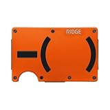 The Ridge Genuine Metal Minimalist Wallet (Silver Strap)