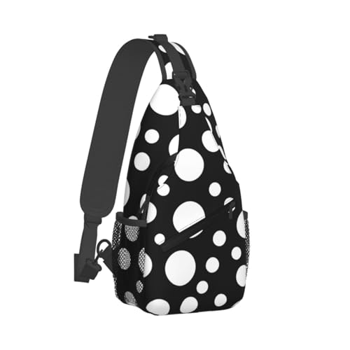 Morrales de Paseo Negro con Lunares Blancos miniatura 2