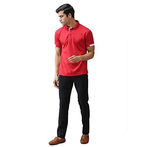 Image of EPPE Polo Collar T-Shirt for Men | Polyester Half Sleeve Stylish Casual Wear | Regular & Dry Fit | Summer Tee.