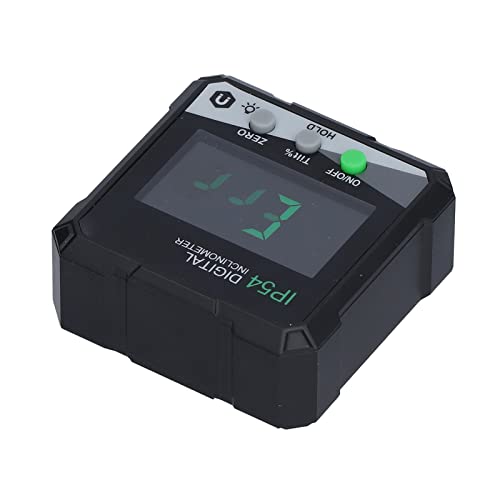 Inclinómetro digital con base magnética y pantalla LCD miniatura 6