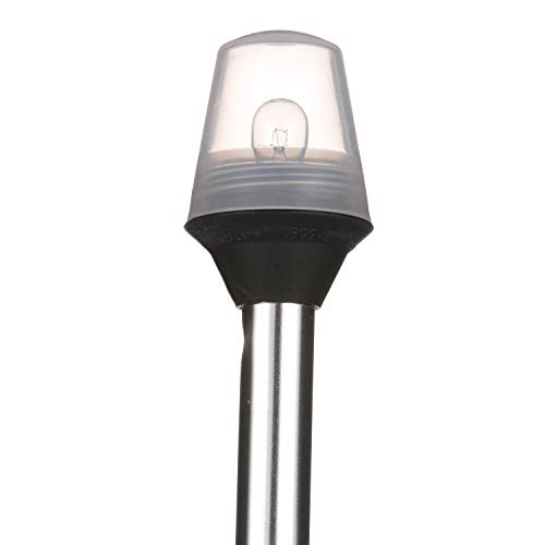 image for Attwood 5110-42-7 All-Round Frosted Globe Light, 2-Mile 360-Degrees Il