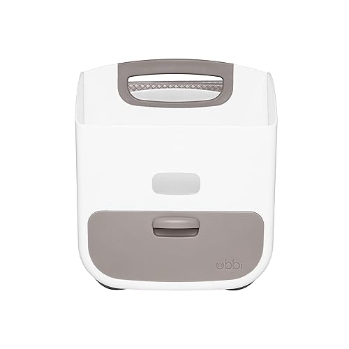Image of Ubbi Portable Diaper Caddy and Changing Mat, Diaper Storage, Caddy Organizer, Stores Baby Diapers, Wipes & Baby Accessories, Taupe