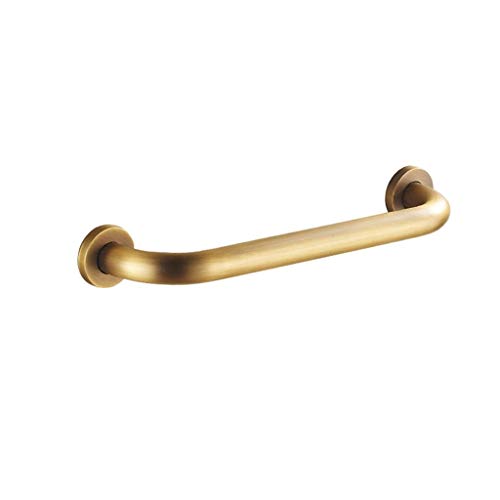 Shower Handicap Grab Bars for Bathroom Wall, Safety Rails, Wall-Mounted Brass Brushed Surface, Old Man Support, Non-Slip, Kitchen, Stair Railing (Size : 40cm)